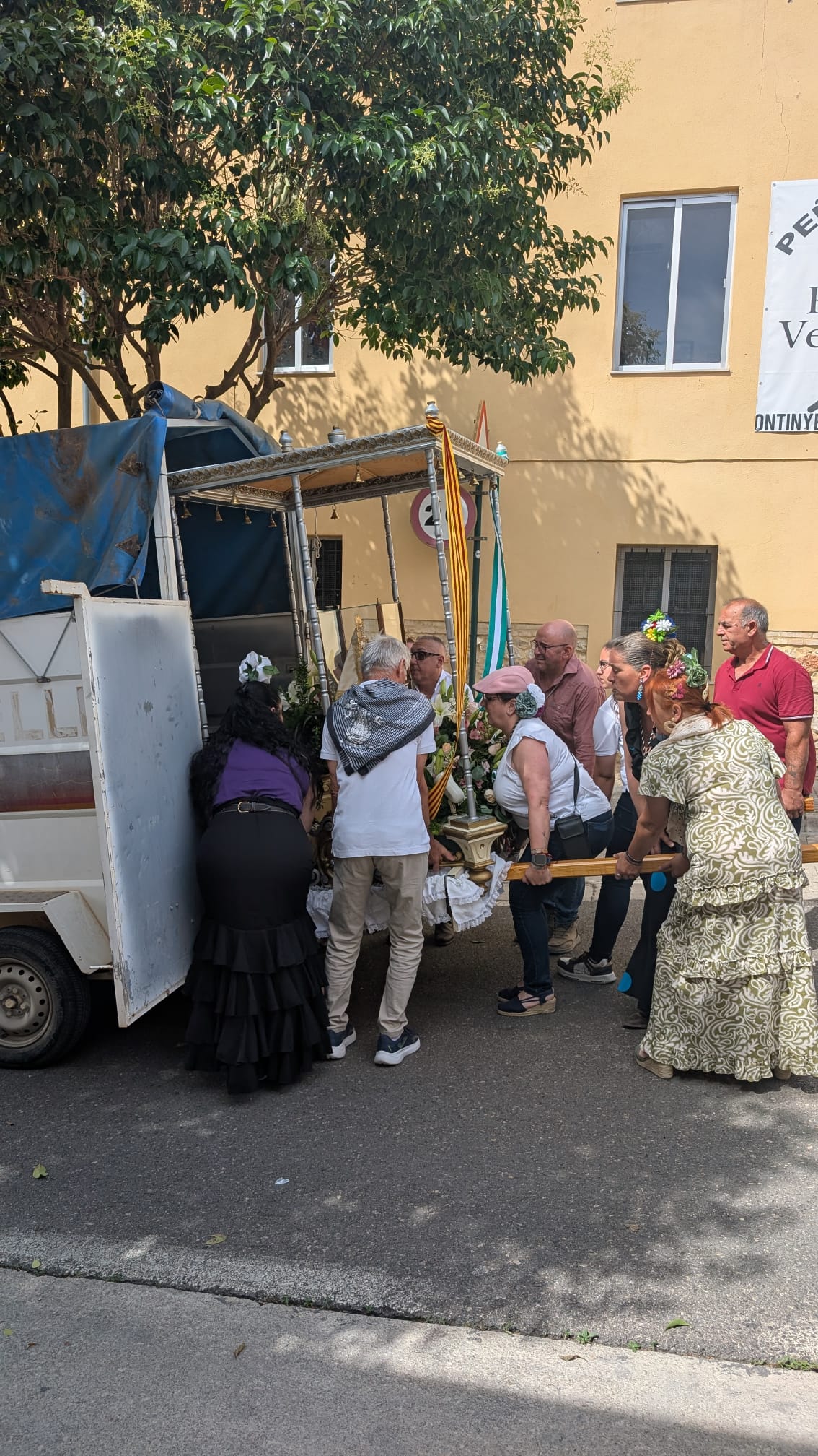 Misa de romeros en la Romería de Ontinyent